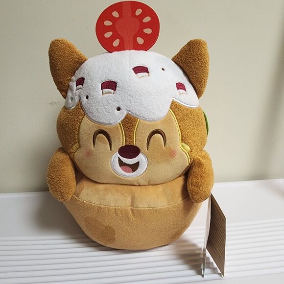 Disney Munchlings Chip 'n Dale Falafel Pita Pocket Dale Street Food Plush - Picture 1 of 11
